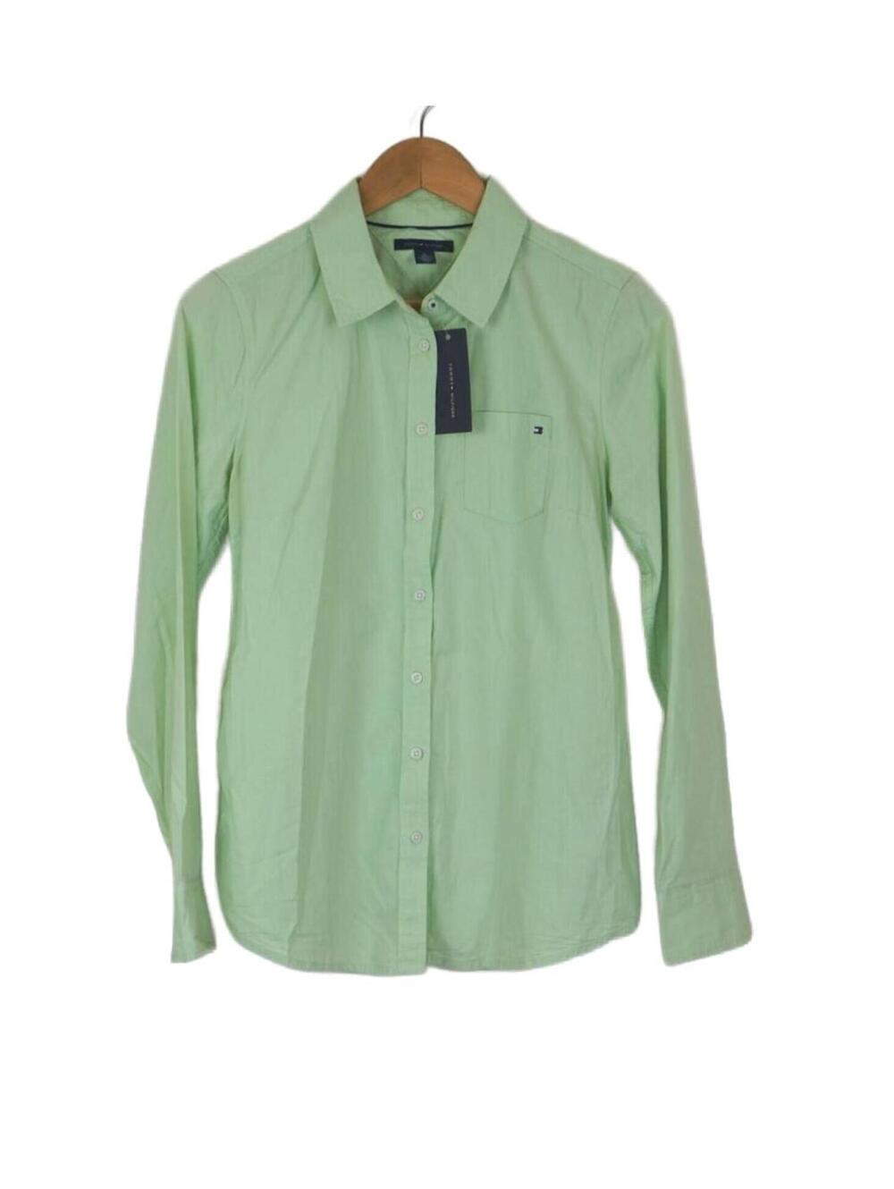 Tommy Hilfiger Pastel Green Button Down Size M NWT 2013 100% cotton